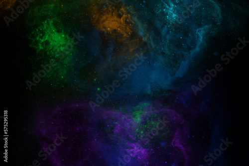 Nebula Cosmic Cosmos Space Background Colorful Magical Mystical Dark