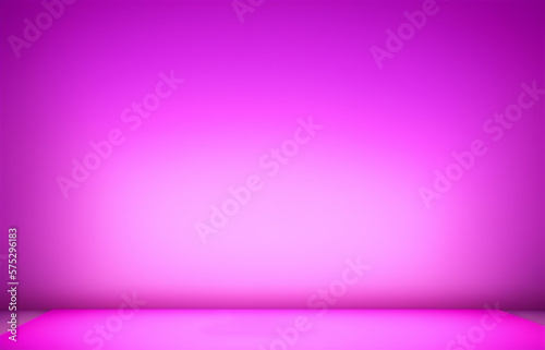 Abstract pink and gradient light background with studio backdrops. Blank display or clean room for showing product. Realistic 3D render.