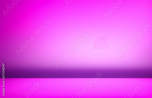 Abstract pink and gradient light background with studio backdrops. Blank display or clean room for showing product. Realistic 3D render.