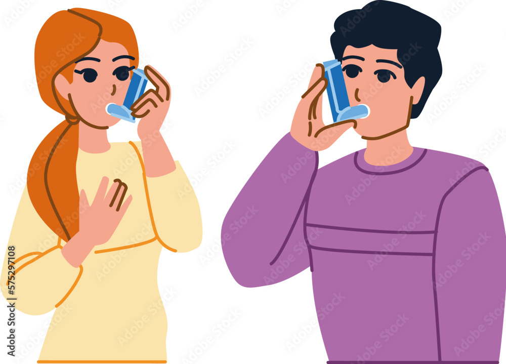 astma disease vector astma disease vector