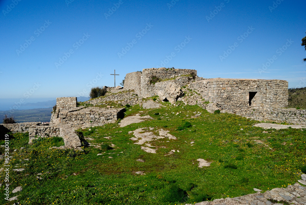 Veduta del Castello del Montiferru o Casteddu Etzu