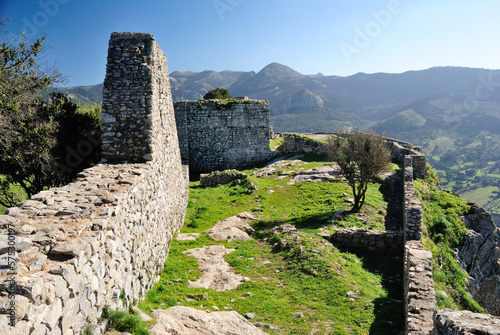 Veduta del Castello del Montiferru o Casteddu Etzu