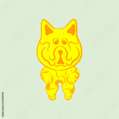 Cute little animal with stripe