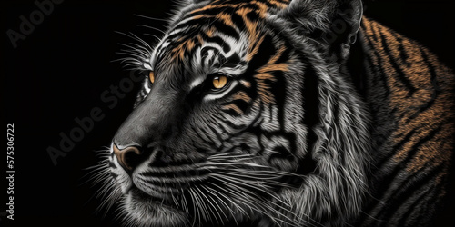Animal Tiger Background, Cute Tiger, Cute Animal Gernerative AI