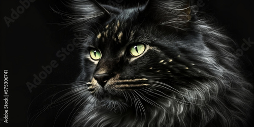 Cute Cat Background, Cute Animal, Furry, Gernerative AI