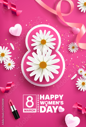 8 March International Women's day Template Design  