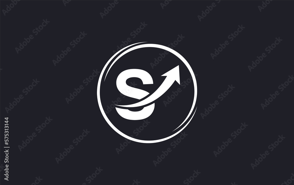 Financial logo symbol and Growth arrow icon monogram for business Financial logo symbol and Growth arrow icon monogram for business