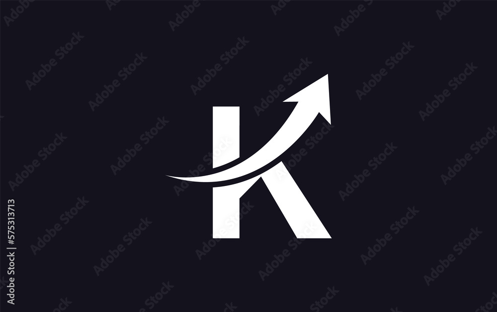 Financial logo symbol and Growth arrow icon monogram for business Financial logo symbol and Growth arrow icon monogram for business