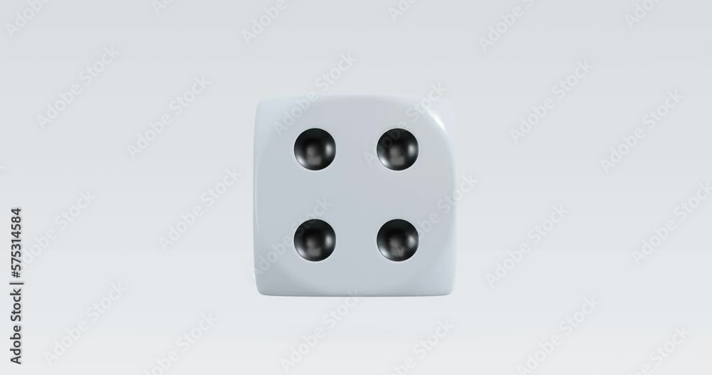 3d render of isolated spinning or rotating dice for casino or gambling concept. 3d render of isolated spinning or rotating dice for casino or gambling concept.