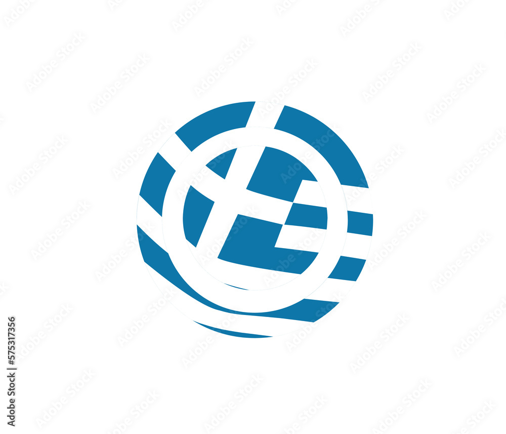 Greece flag design illustration, simple icon flag design with elegant concept Greece flag design illustration, simple icon flag design with elegant concept