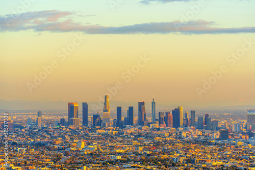 Los Angeles Skyline at Sunset