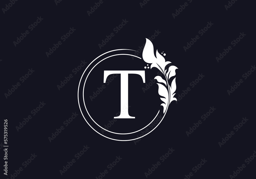 Golden leaf and circle logo design. Golden beauty and business symbol and alphabets design Golden leaf and circle logo design. Golden beauty and business symbol and alphabets design