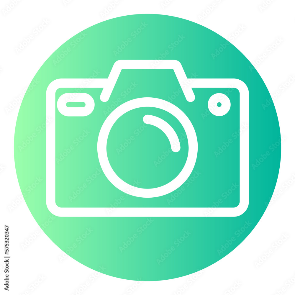 camera gradient icon camera gradient icon