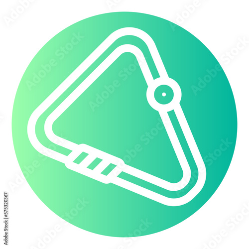 carabiner gradient icon
