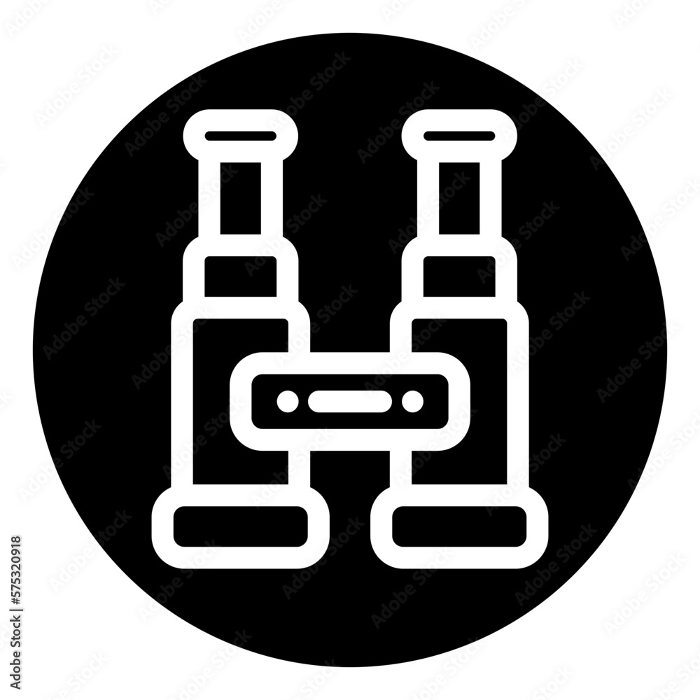 binoculars glyph icon binoculars glyph icon