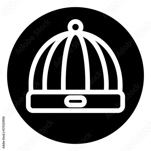 beanie glyph icon