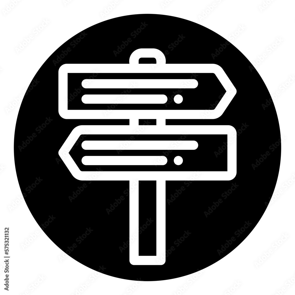 signboard glyph icon