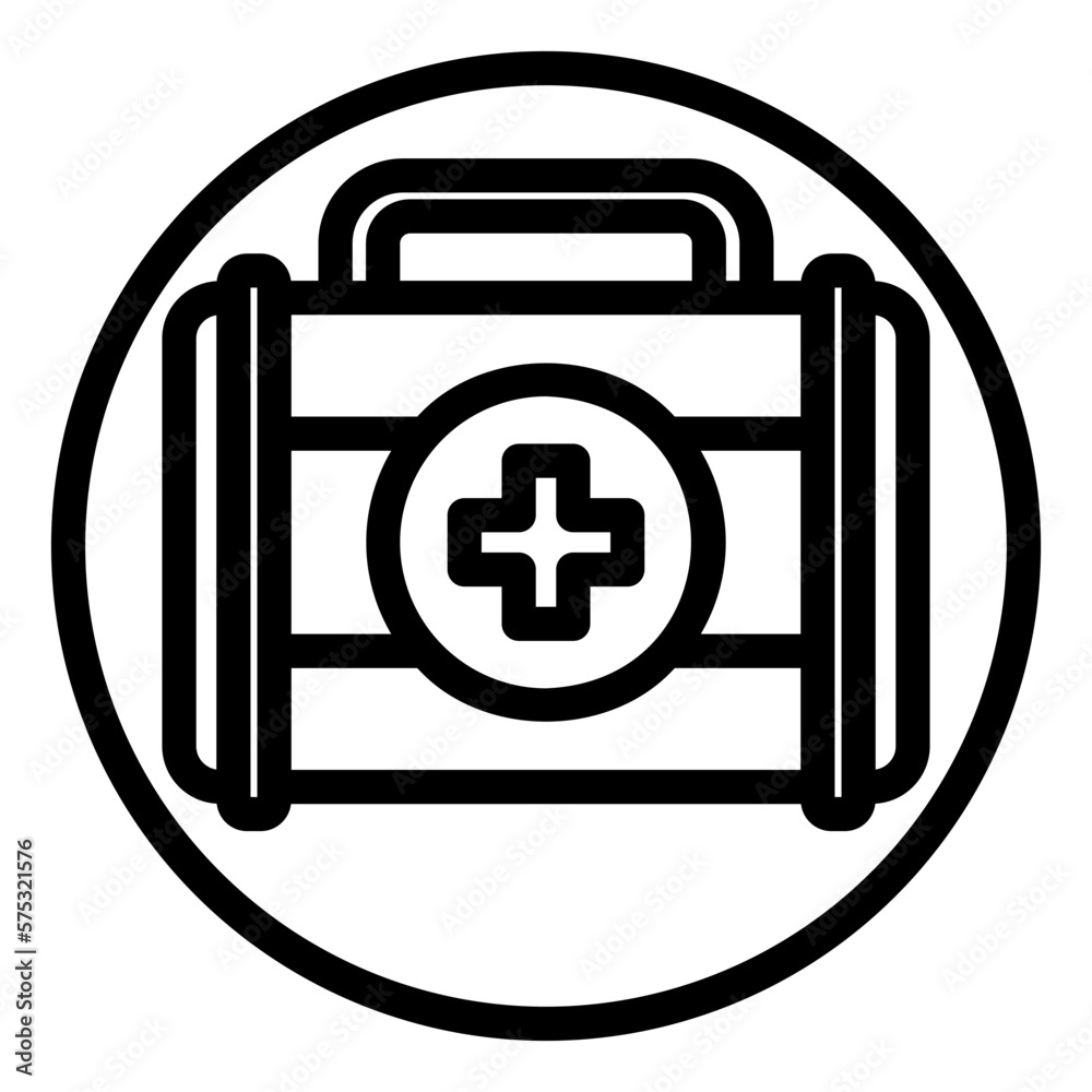 first aid kit line icon first aid kit line icon