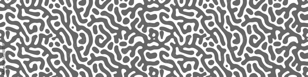 Abstract modern pattern of arbitrary deformed figures. Vector illustration for textures, textiles, prints and simple backgrounds