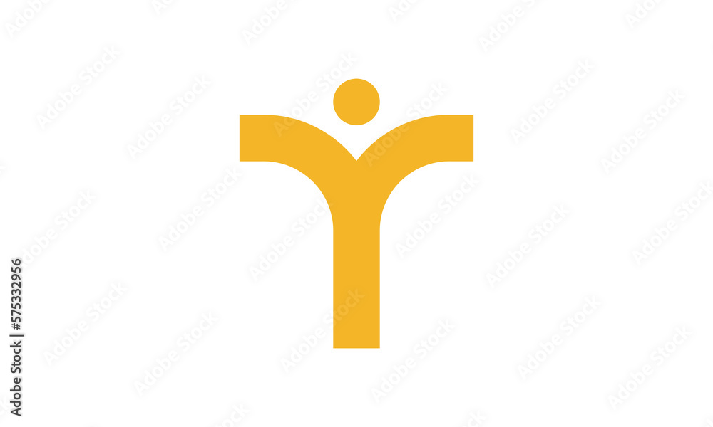 art, y, y logo, y abstract, icon, symbol, y icon, human, company, line ...