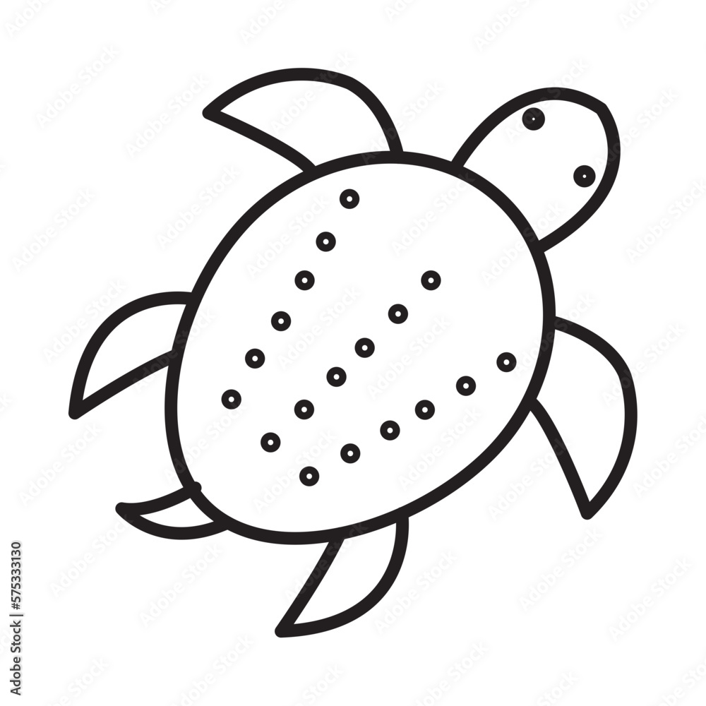 Obraz premium TURTLE design vector icon