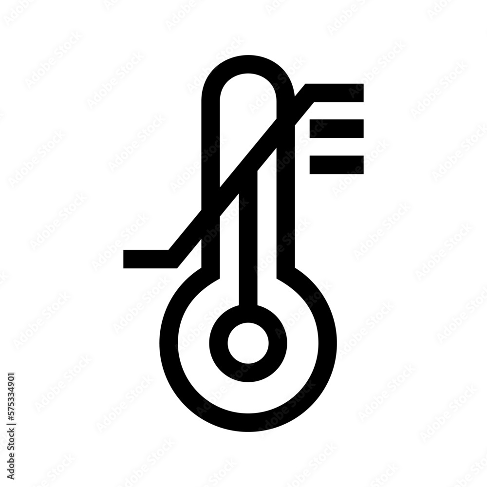 temperature icon or logo isolated sign symbol vector illustration - high quality black style vector icons temperature icon or logo isolated sign symbol vector illustration - high quality black style vector icons