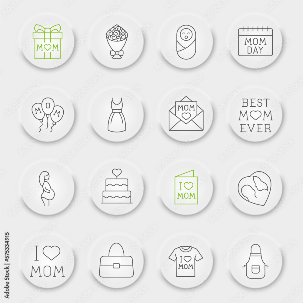 happy-mothers-day-line-icon-set-mom-day-collection-vector-graphics