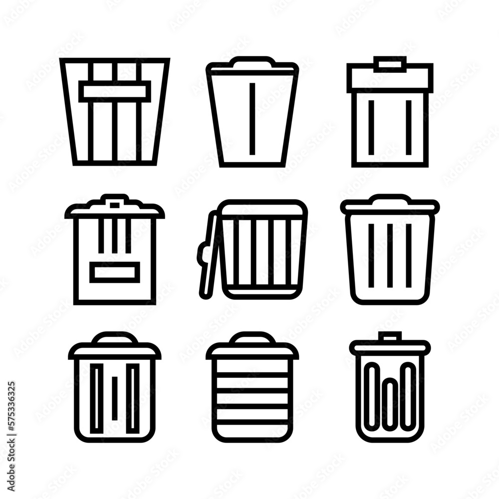 trash icon or logo isolated sign symbol vector illustration - high quality black style vector icons trash icon or logo isolated sign symbol vector illustration - high quality black style vector icons