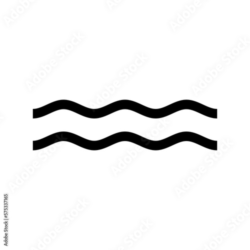 wave icon or logo isolated sign symbol vector illustration - high quality black style vector icons