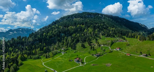 Alm-Landschaft bei Obermaiselstein im Oberallgäu photo