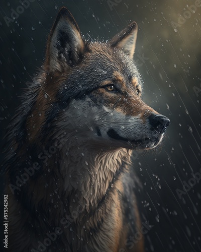 Wolf in Rain