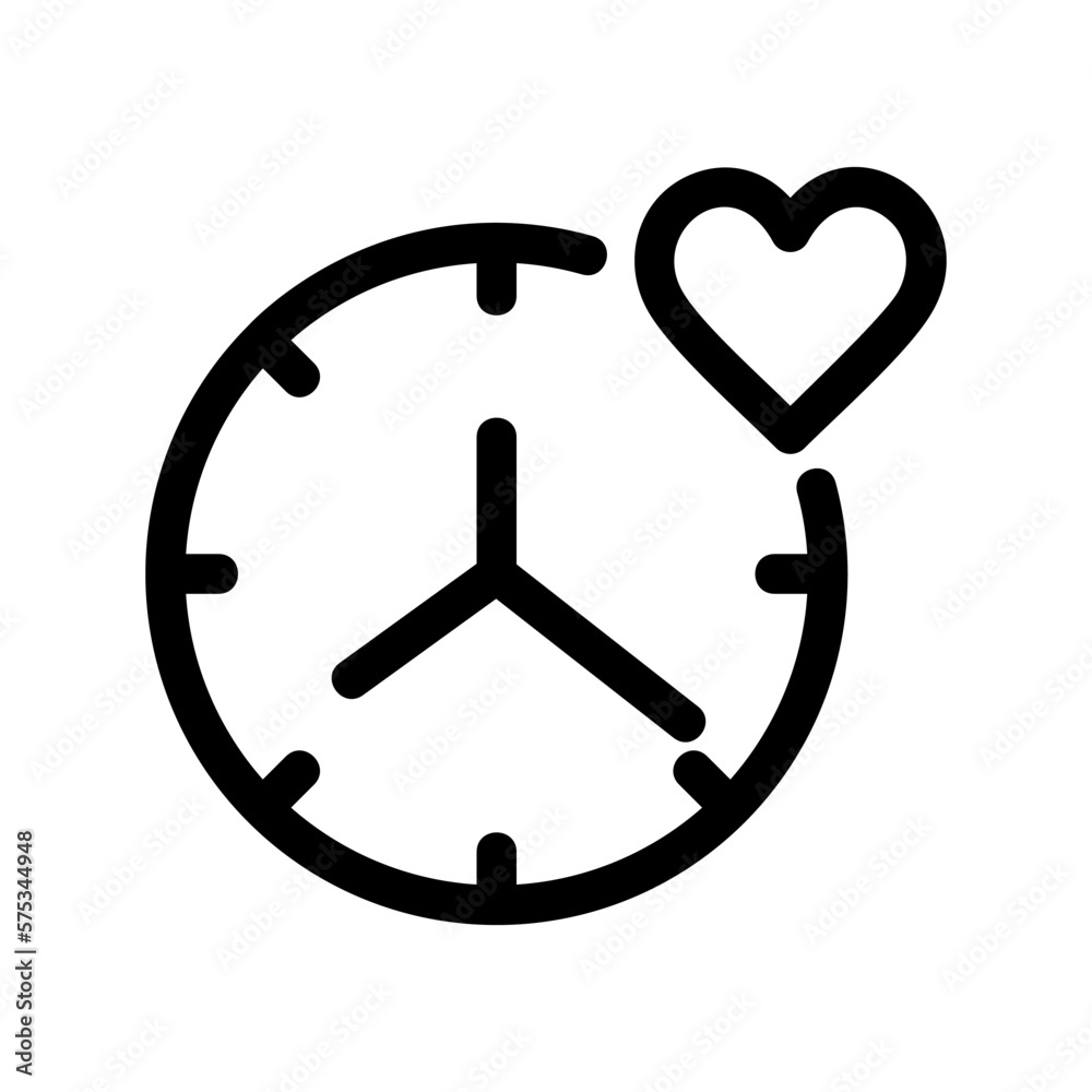 time of love icon or logo isolated sign symbol vector illustration - high quality black style vector icons time of love icon or logo isolated sign symbol vector illustration - high quality black style vector icons
