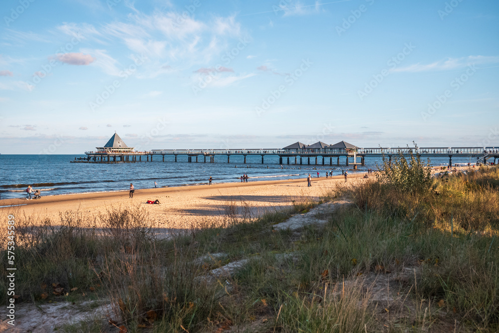 Seebrücke Heringsdorf Kaiserbad Ostsee Insel Usedom Seebrücke Heringsdorf Kaiserbad Ostsee Insel Usedom