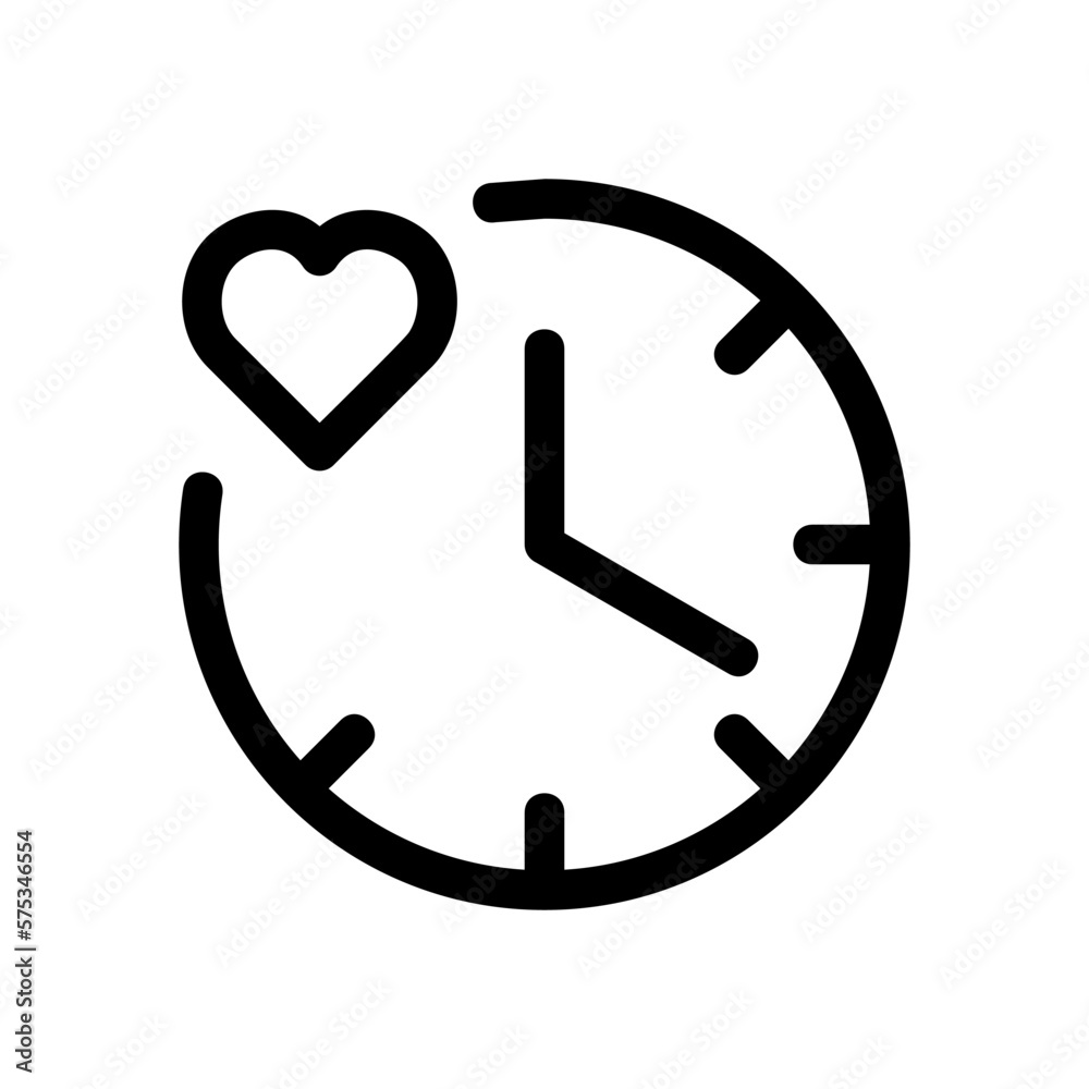 time of love icon or logo isolated sign symbol vector illustration - high quality black style vector icons time of love icon or logo isolated sign symbol vector illustration - high quality black style vector icons