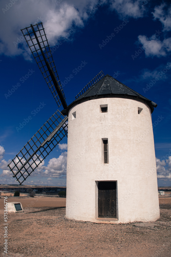 Windmill in Castilla-La Mancha, Spain