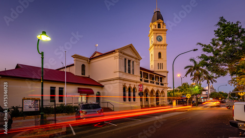 Historical post office building in Bundaberg, Queensland, Australia