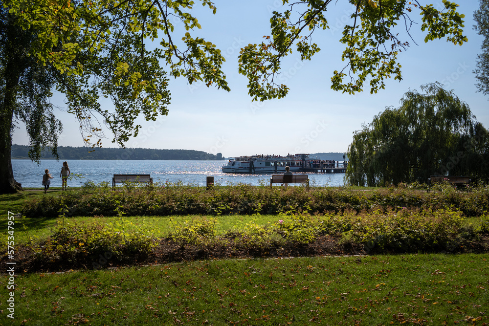Fototapeta premium Waren an der Müritz Parkanlage