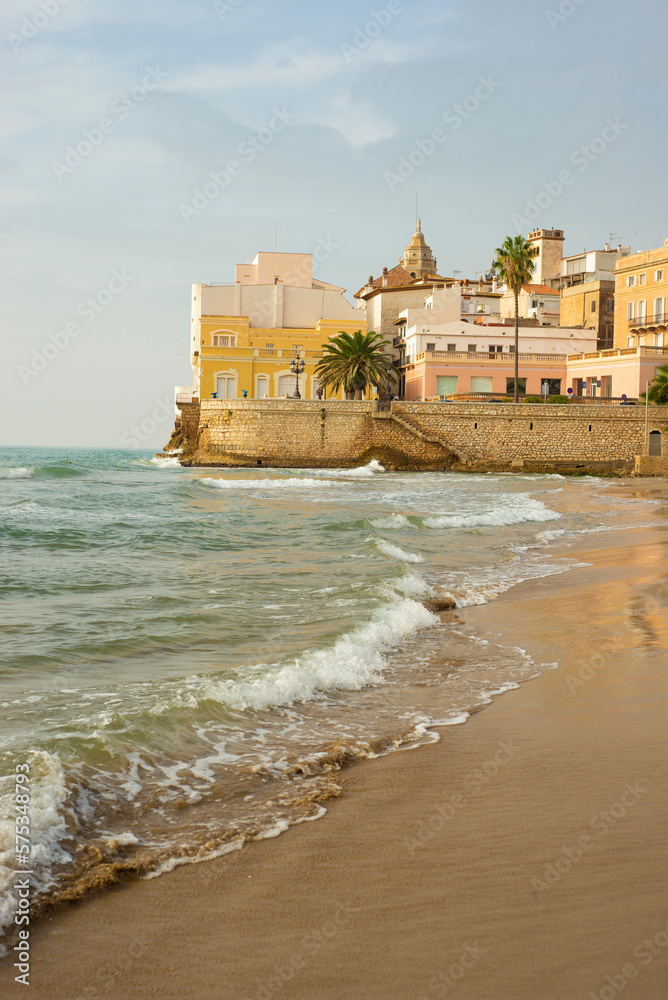 Sitges, popular travel destination near Barcelona, Spain