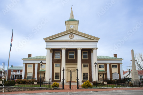 Botetourt County Virginia Courthouse in Fincastle, Virginia