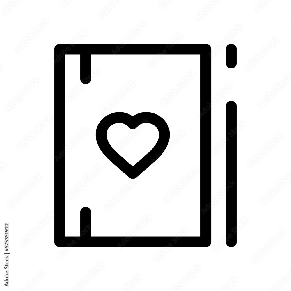 valentine cards icon or logo isolated sign symbol vector illustration - high quality black style vector icons