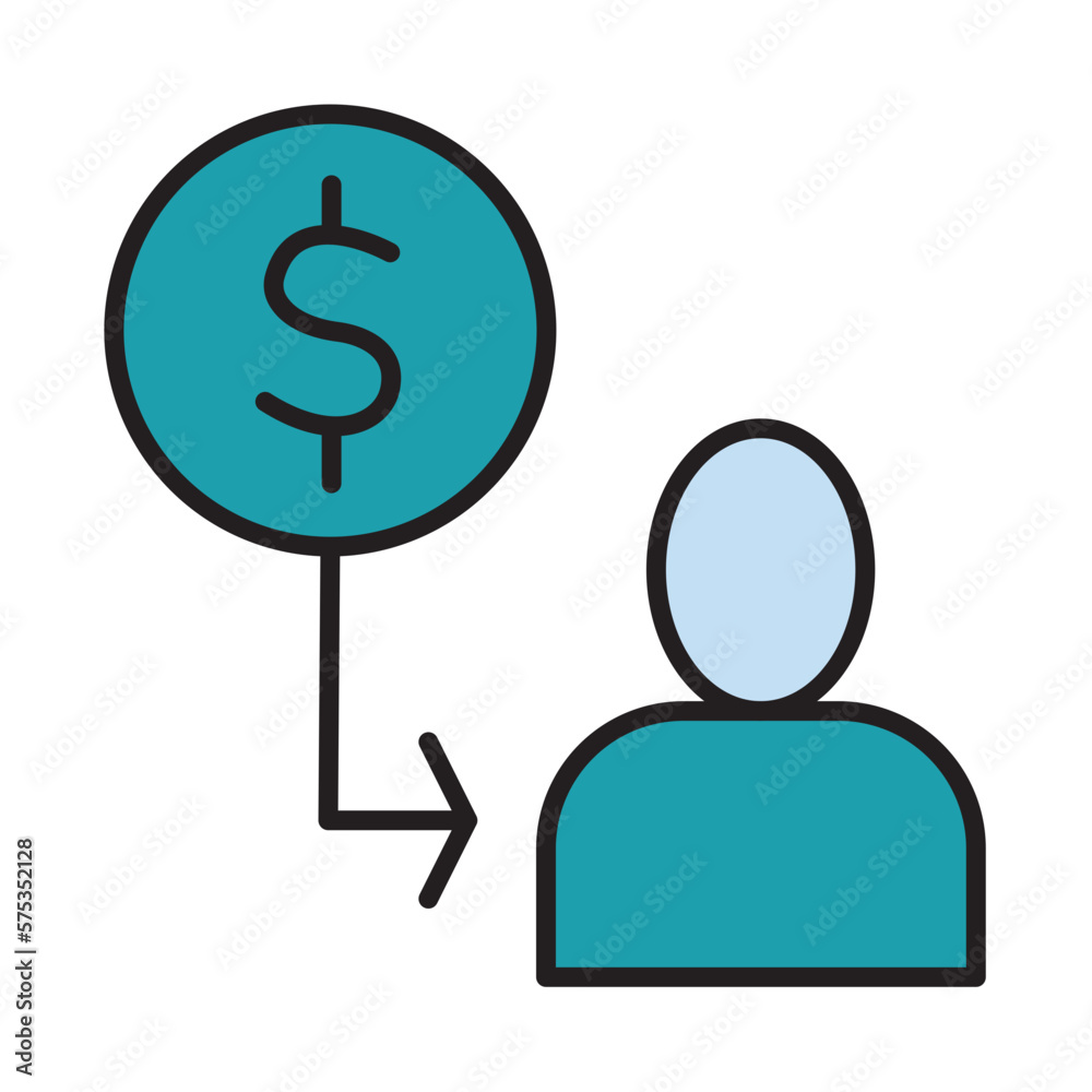Filled Line VENAL design vector icon Filled Line VENAL design vector icon