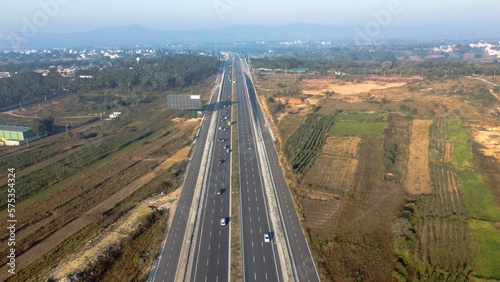 New Expressway Bangalore to Mysore 10 lane Bidadi Karnakata India