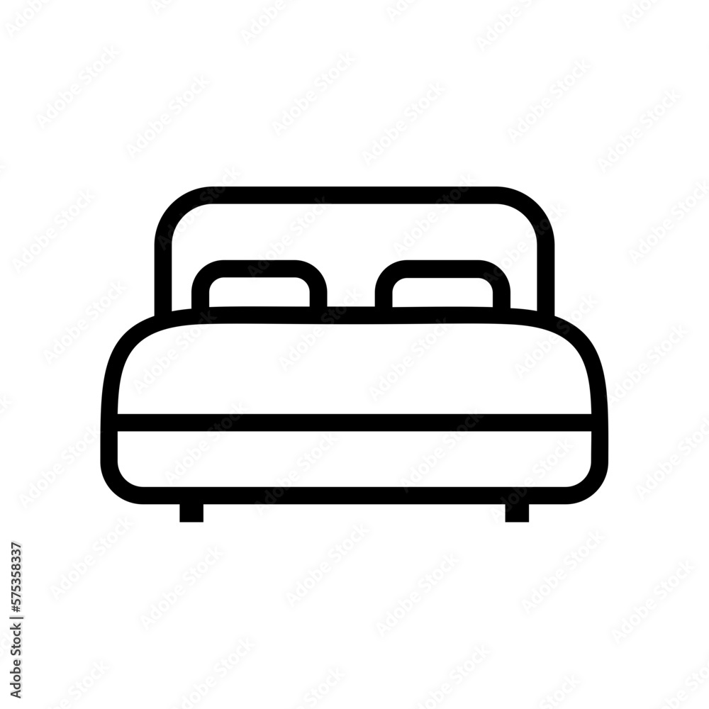 Matress Line Icon Matress Line Icon