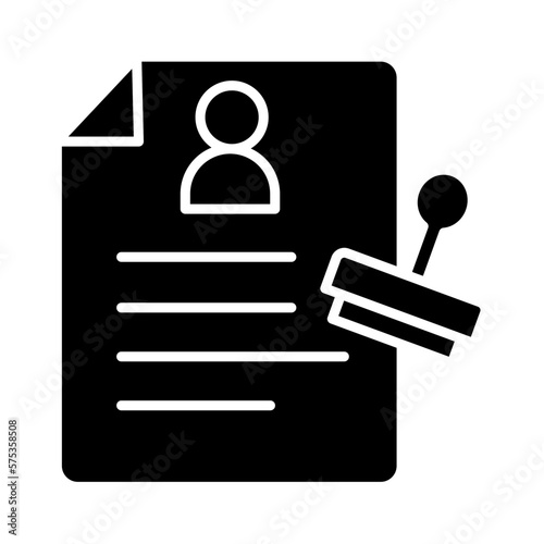 Solid LEGAL DOCUMENT design vector icon