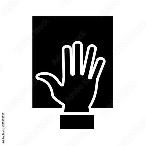 Solid OATH design vector icon