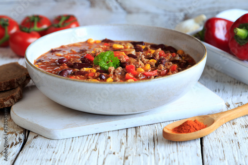 Mexican chili con carne