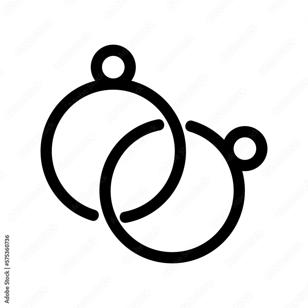 valentine rings icon or logo isolated sign symbol vector illustration - high quality black style vector icons valentine rings icon or logo isolated sign symbol vector illustration - high quality black style vector icons