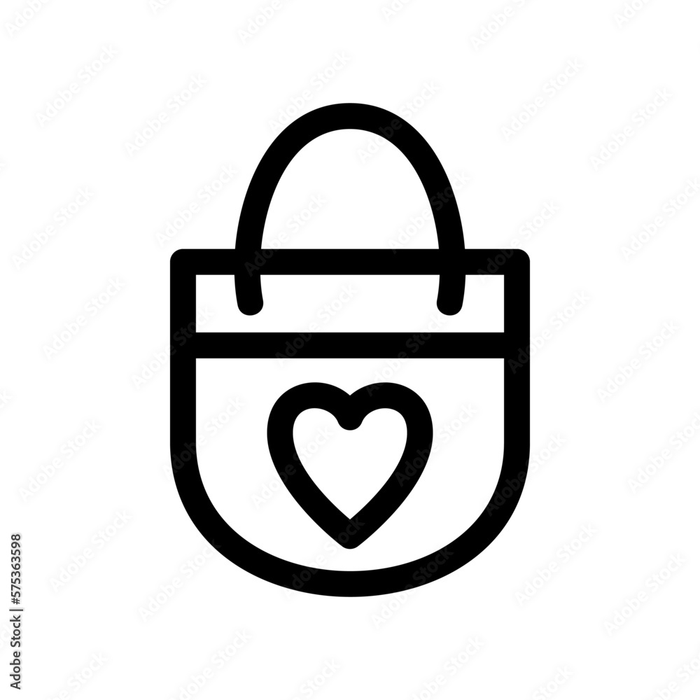 valentine shopping icon or logo isolated sign symbol vector illustration - high quality black style vector icons valentine shopping icon or logo isolated sign symbol vector illustration - high quality black style vector icons