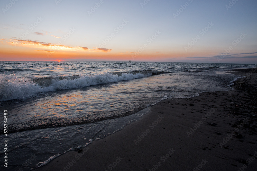 Sonnenuntergang am Meer 
