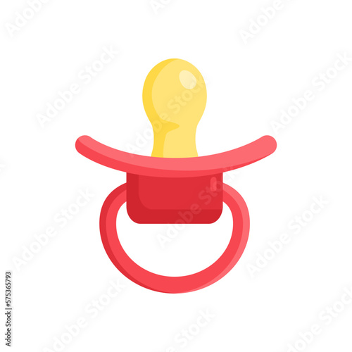 sleep pacifier cartoon vector illustration